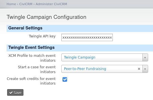 Extension Settings