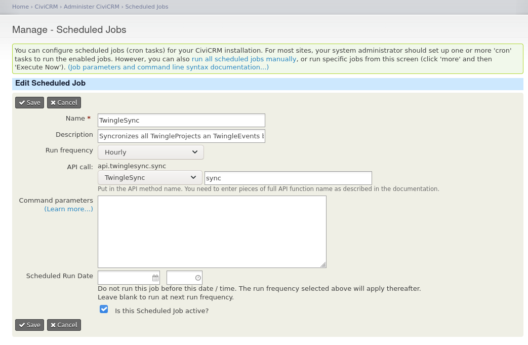 Scheduled Job